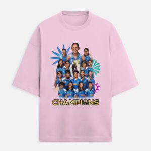 Cricket World Cup Team India - Unisex Terry Oversized Tee