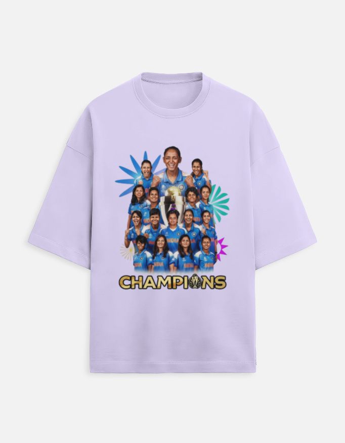 Cricket World Cup Team India - Unisex Terry Oversized Tee Cricket World Cup Team India - Unisex Terry Oversized Tee - Image 5